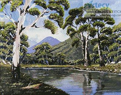 cross stitch pattern Bush Creek