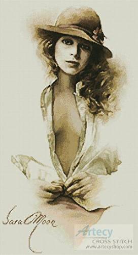 cross stitch pattern Gina