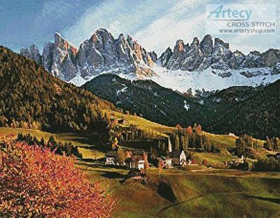 cross stitch pattern Santa Maddalena