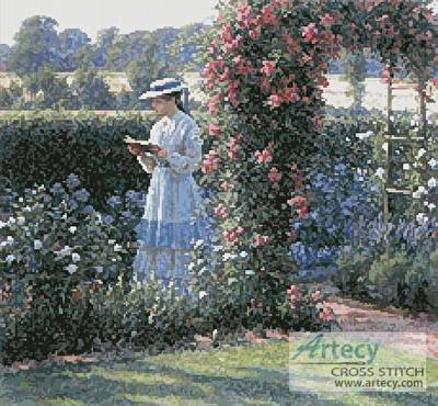 cross stitch pattern Sweet Solitude