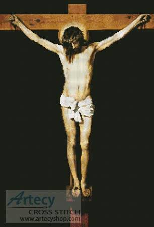 cross stitch pattern The Crucifixion