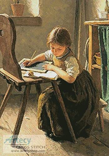 cross stitch pattern The Homework