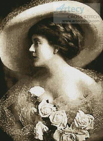 cross stitch pattern Victorian Elegance