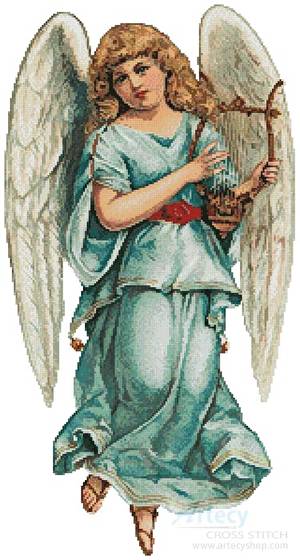 cross stitch pattern Angel 2
