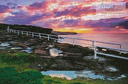 cross stitch pattern A New Day