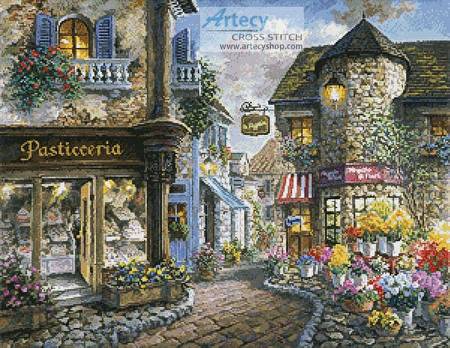 cross stitch pattern Bello Piazza