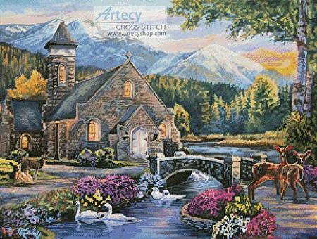 cross stitch pattern Beside still Waters