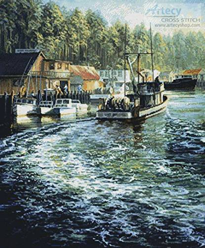 cross stitch pattern Dawn Patrol