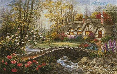 cross stitch pattern Home Sweet Home