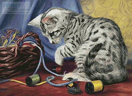 cross stitch pattern At Play