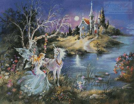 cross stitch pattern Castles 2