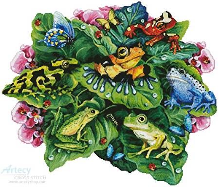 cross stitch pattern Circle of Friends