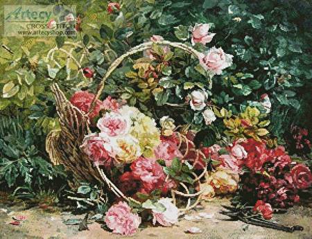 cross stitch pattern Flores