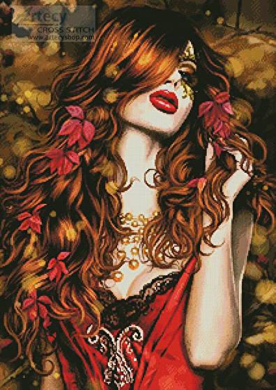 cross stitch pattern Galadriel