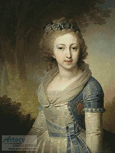 cross stitch pattern Grand Duchess Elena Pavlovna of Russia