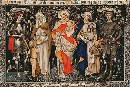 cross stitch pattern Honour the Women Tapestry