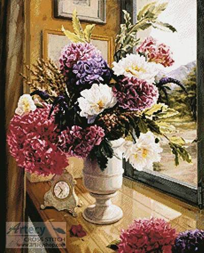 cross stitch pattern Chez Moi