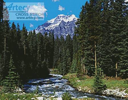 cross stitch pattern In the Forest