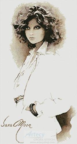 cross stitch pattern Jennifer