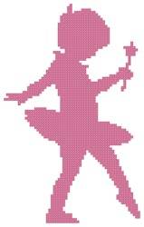 cross stitch pattern Little Ballerina