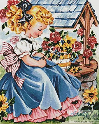 cross stitch pattern Make a Wish