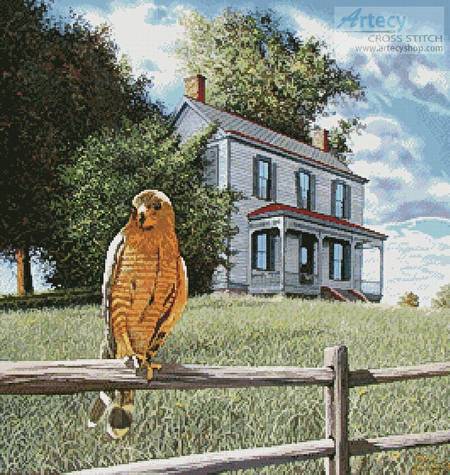 cross stitch pattern Guardian of the House