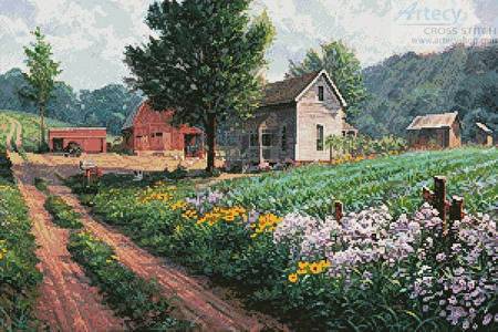 cross stitch pattern Good Ole Days