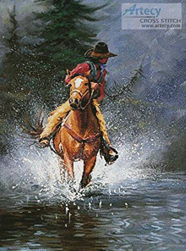 cross stitch pattern Get Outta Town