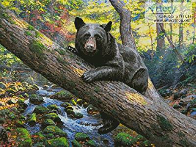 cross stitch pattern Lazy Boy