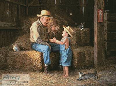 cross stitch pattern Simple Pleasures