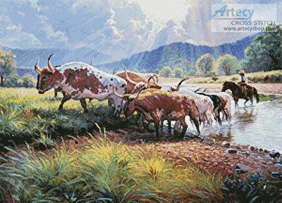 cross stitch pattern Somewhere West of Here