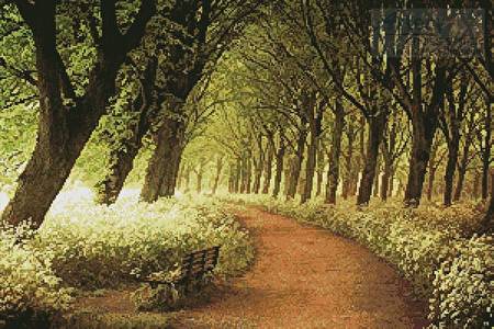 cross stitch pattern A Seat not Taken 