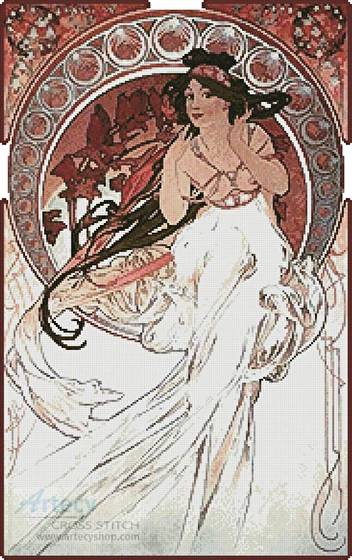 cross stitch pattern Music