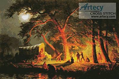 cross stitch pattern The Oregon Trail