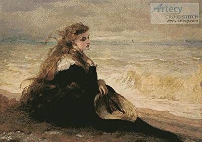 cross stitch pattern On the Seashore