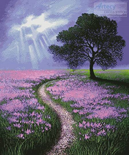 cross stitch pattern Pathway to the Oak