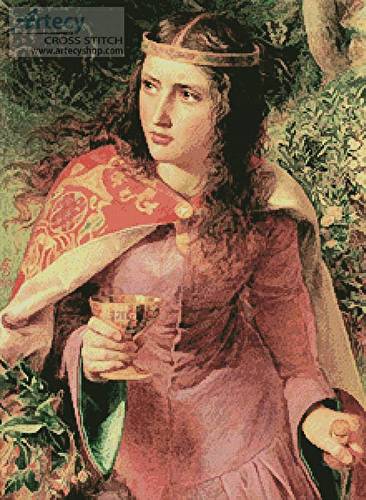 cross stitch pattern Queen Eleanor