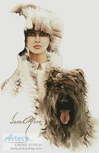 cross stitch pattern Diana (Sara Moon)