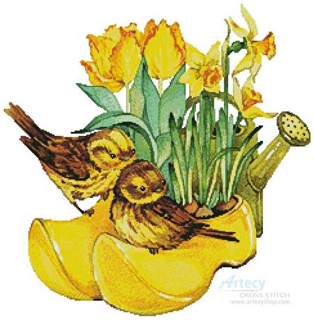 cross stitch pattern Spring Beauty 2