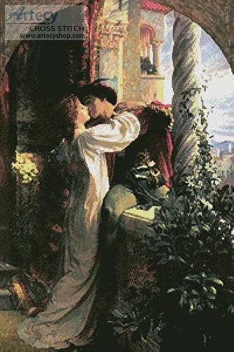 cross stitch pattern Romeo and Juliet