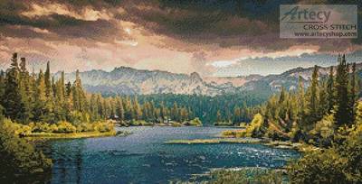 cross stitch pattern Stormy Serenity