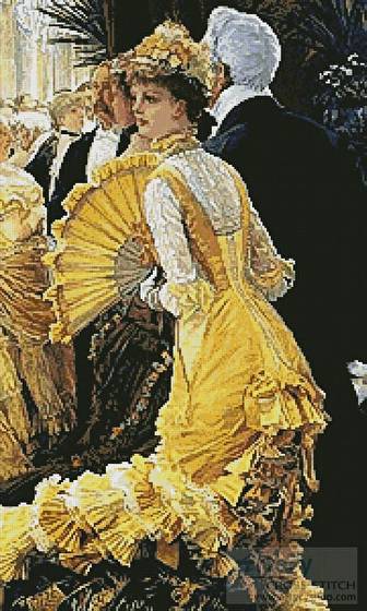 cross stitch pattern The Ball