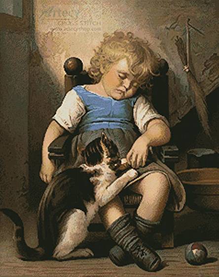 cross stitch pattern Unconscious Sleeper