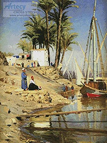 cross stitch pattern View of Cairo