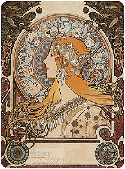 cross stitch pattern Zodiac