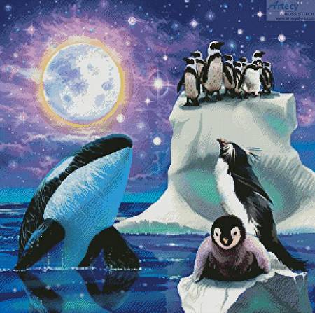 cross stitch pattern Arctic Dreams