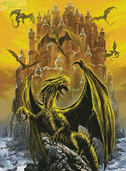 cross stitch pattern Arken Island