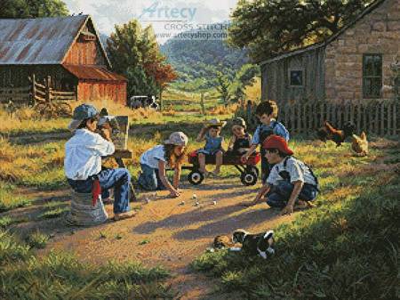 cross stitch pattern Art of Being Young