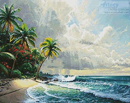 cross stitch pattern Clearing Storm