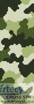 cross stitch pattern Camouflage Bookmark